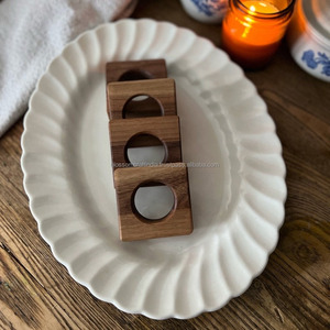 Wooden Napkin Ring Best Quality Top Selling Handmade Dinnerware Dining Table <b>Decor</b> for Home <b>Kitchen</b> Use - Product Image 3