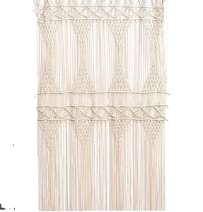 Large Wedding Backdrop Wall Hanging Macrame Door Curtain | Large Wedding Backdrop Wall Hanging Tapestry - Product Image 1
