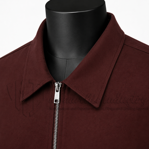 Chemise bomber décontractée à manches courtes pour homme, légère, en twill, printemps, 100% coton biologique, écologique, sur mesure, OEM, ODM, vente en gros - Product Image 6