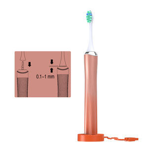 <span class=keywords><strong>Cepillo</strong></span> de <span class=keywords><strong>Dientes</strong></span> Eléctrico Impermeable sin Botones, Sensor de Presión, Tecnología Sónica Ultrasónica, Cerdas Suaves, Pantalla LED - Uso Doméstico - Product Image 3