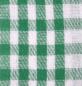 Serviettes de cuisine promotionnelles vertes et blanches à motif à carreaux, serviettes de cuisine douces pour usage domestique - Product Image 4