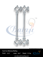 Balustrades de balcon modernes en fonte, murales, résistantes aux UV et à la rouille, pour extérieur et jardin, faciles à installer, garantie à vie