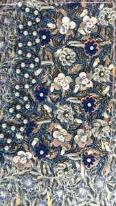 Robe d'été grande taille pour femme, brodée florale, ornée de perles et de sequins, taille naturelle, tenue de soirée élégante - Product Image 3