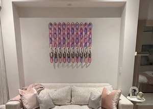 Escultura de Cadena de Eslabones de Resina Hecha a Mano, Forma Irregular, Patrón de Espiral, Arte Decorativo Moderno para el Hogar - Product Image 2