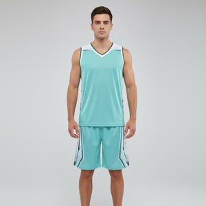 Premium Basketball Uniform Wholesale OEM Manufacturer Polyester Basketball Kit Athletic Sportswear Apparel Exporter Worldwide - Product Image 1