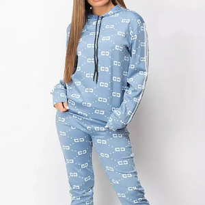 Women Winter Casual Sublimation Tracksuit-Stylish Design Comfort Eco-Friendly Breathable 2Piece Long women Sublimation Tracksuit - Product Image 3