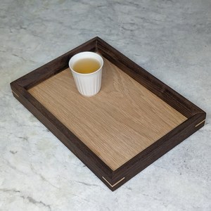 Handmade Polished Large <b>Rustic</b> <b>Wooden</b> Serving Tray with Customized Shape Eco-Friendly for Food Drinks Home Decorative Display - Product Image 3