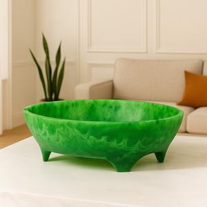 Elegante Tazón de Resina Epoxi para Decoración de Mesa de Comedor Moderna, con Acabado Artístico y Presentación de Alimentos con Estilo - Product Image 1