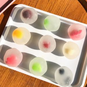 Breading - Textured Fruit Orange Strawberry Mochi Squishy <b>Ball</b> Toy Super Soft Stress Relief Gift Fatigue Release <b>Squeeze</b> Toys - Product Image 2