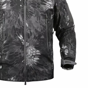 Veste tactique cargo pour camping, randonnée, chasse, escalade, 2026, vente en gros, vestes tactiques d'hiver en polaire Sharkskin pour hommes - Product Image 4