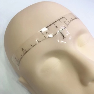 Regla desechable para cejas, guía adhesiva para plantillas de cejas, para medición y mapeo de microblading - Product Image 4
