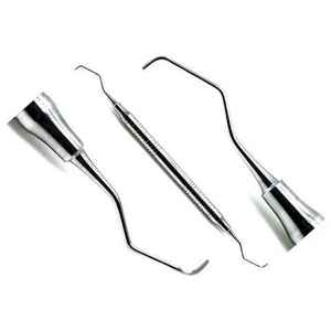 German Steel Manual Reusable Double-Ended Dental Scaler & <b>Scraper</b> Professional Teeth <b>Cleaning</b> Tool for Dentists By Grip Surgical - Product Image 2