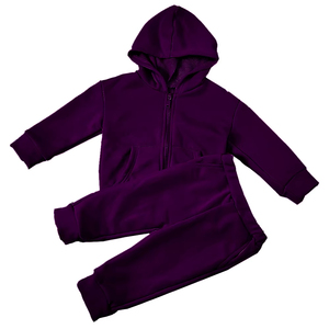 Survêtement d'hiver pour enfants, respirant, léger, 100% coton, vêtements de sport avec options personnalisables - Product Image 2