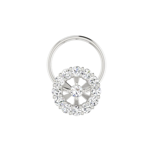 Ajretail 0.14 Carat Natural <b>Diamond</b> <b>Nose</b> Pin-HI Color VS-SI Clarity - Product Image 3