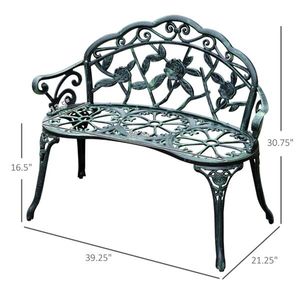 Panca da Giardino in Acciaio Inossidabile per Esterni e Soggiorno - Design Antico/Moderno - Product Image 2