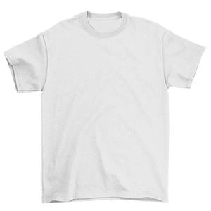 Camiseta de Hombre de Alta Calidad, 200g, Poliéster/Algodón, Gruesa, con Logotipo Personalizado Impreso, Diseño en Blanco, Corte Holgado, Impresión por Serigrafía - Product Image 2