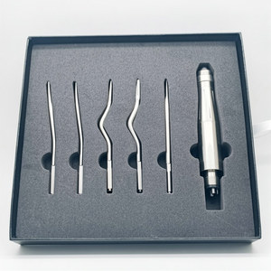Tooth Air Turbine Dental Luxating Elevator With 5 Tips / Stainless Steel Oral Dental Extraction Surgery Instrument <b>Set</b> - Product Image 2