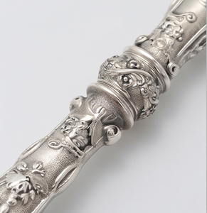 Ensemble de fourchettes et couteaux vintage en argent plaqué, design poisson, finition miroir haute brillance, compatible lave-vaisselle, couverts en métal pour la cuisine - Product Image 3
