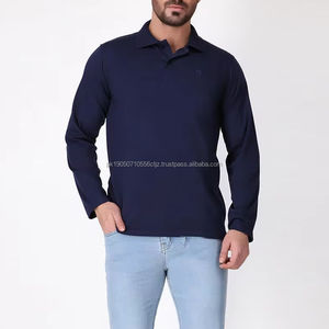 Hombres para camisa de manga corta Color sólido 100% algodón Jersey Premium de alta tecnología Casual moda costura al por mayor 2024 - Product Image 1