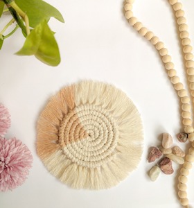 High Quality Macrame Coaster for Table Protection Decoration and Beverage Serving Boho Home Decor Table Accessory From India - Product Image 6