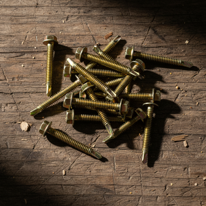 Vis PDC Tek à tête hexagonale autoperceuse en acier au carbone classe 8, galvanisée au zinc et au phosphate, filetage standard, durable, en pouces - Product Image 5