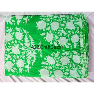 เสื้อผ้าและเครื่องประดับแฟชั่นทำมือ  รักษ์โลก ผ้าฝ้ายแท้ 100% ลายพิมพ์บล็อกด้วยมือจากอินเดีย ดีไซน์สวยงาม โดดเด่นไม่ซ้ำใคร สำหรับผู้หญิง - Product Image 3