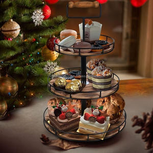 Ombohome-pendientes de redecilla de 2 años, essert Erving Ray isplay mayor - Product Image 3