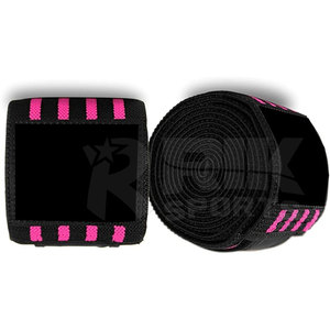 Bandes de genou pour musculation fabriquées au Pakistan, design personnalisé, prix de gros, bandes de genou pour entraînement, OEM - Product Image 6