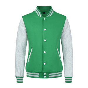OEM Custom <b>Mens</b> Varsity <b>Baseball</b> <b>Jacket</b> Unbranded Oversized Streetwear Outerwear - Product Image 3