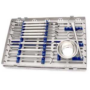 Kit de Levage du Sinus Maxillaire avec Cassette, Instruments Chirurgicaux Dentaires pour Greffe Osseuse d'Implants, Chirurgie Orale, Usage Hospitalier, pour Chien - Product Image 2