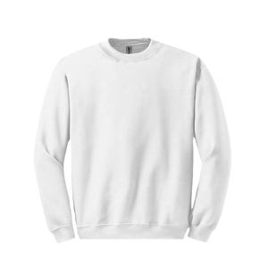 2025 última moda sudadera de hombre pulóver de manga larga en blanco Casual al por mayor 100% algodón precio barato diseño personalizado al por mayor - Product Image 1