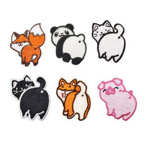 Factory Direct Custom Embroidery Patches Iron On Rose Badge 3D Embroidered Floral Fabric Patch for Hats Caps Bags <b>Jackets</b> DIY - Product Image 5
