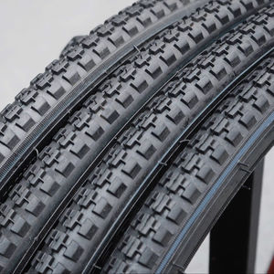 Pneu de vélo noir pliable KUMA KB202B en caoutchouc naturel durable à motif gaufré, idéal pour les vélos de ville, VTT et vélos pliants – Meilleures ventes - Product Image 1