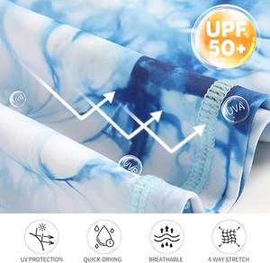 Chemise de compression à manches longues pour homme UPF 50+ Protection solaire UV Respirante Anti-bactérienne Séchage rapide Entraînement sportif - Product Image 5