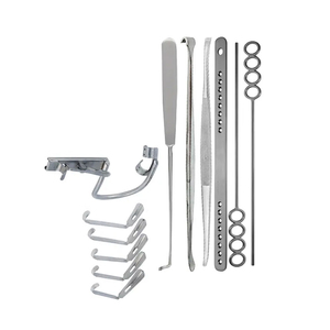 Ensemble d'instruments chirurgicaux pour rhinoplastie Dentavex Major, pièces en acier inoxydable, manuel, pour chirurgie plastique du nez, approuvé CE ISO - Product Image 5