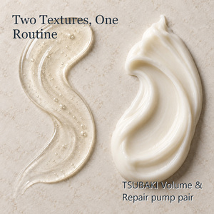 TSUBAKI Premium <b>Volume</b> & Repair <b>Shampoo</b> and Conditioner Pump Pair Japanese Hair Care Wholesale - Product Image 3