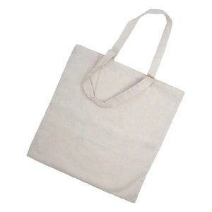 Sac en toile de coton pur taille et Logo personnalisés coton réutilisable approuvé par GOTS hommes et femmes shopping sacs fabriqués à la main pour l'épicerie - Product Image 1