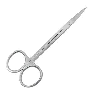 Tijeras Iris Aguja Cuchillas rectas puntiagudas Fábrica Venta caliente Tijeras Iris 12cm Ángulo Micro dentado Acero Médico Quirúrgico - Product Image 1