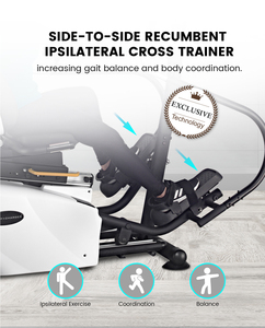 Medical Ellipticals Cross Trainer Rehabilitation Therapy Supply <b>Pedal</b> Stepper <b>Exercise</b> Machine - Product Image 4