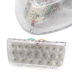 2 Pezzi Luci di Segnalazione Compatibili con Peterbilt 357/359/365/378/379, 31 LED Triangolari Gialli con Lente Bianca - Product Image 5