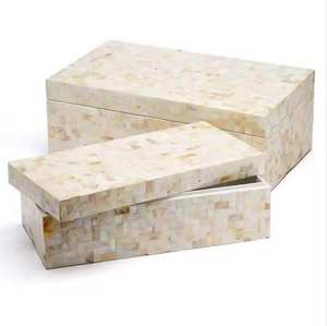 Intricate Bone & Resin Inlay Trinket Box Fine Detailing with Bone & Resin Inlay Perfect for Storing Jewelry - Product Image 3