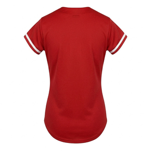 เสื้อเบสบอลตาข่ายเบิร์ดอายสั่งทำขายส่งสำหรับผู้ชาย แขนสั้น พิมพ์ลาย แห้งเร็ว ติดกระดุมเต็มตัว ลายทาง ชุดทีม - Product Image 3