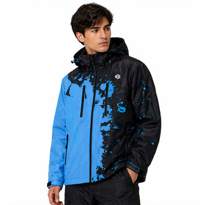 2026 Trendy Customized Design Zip up <b>Heat</b> Reactive Fabric <b>Heat</b> Reactive Windbreaker <b>Coat</b> Blue <b>Heat</b> Reactive jacket for men USA - Product Image 1