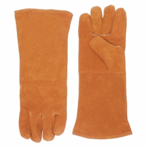 Gants de sécurité en cuir de vachette pleine fleur robustes pour usage industriel, ignifuges pour la soudure, le barbecue, la lutte contre les incendies et la construction - Product Image 5