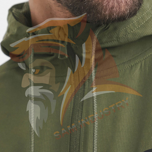 Veste coupe-vent légère et imperméable pour homme, écologique, avec logo personnalisé sur le devant, style streetwear - Product Image 4
