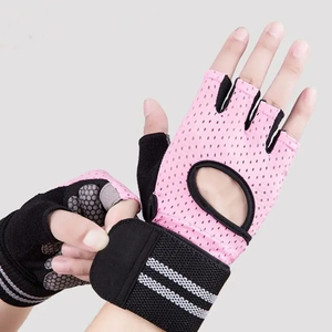 Breathable Full Finger Non-Slip <b>Gym</b> Gloves Adjustable Wrist Strap Men Women Comfortable Fit Training Grip Lightweight Workout - Product Image 5