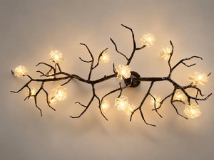 Elegant Metal Floral <b>Arch</b> Decor With White Flowers For Ceiling <b>Decoration</b> - Product Image 2