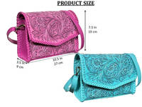 Sac à bandoulière en cuir fait main personnalisé de style vintage, sac à main sculpté floral, sac à bandoulière et à épaule fait main, style tendance