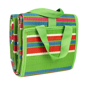 เสื่อปิกนิกสีเขียวแบบพับได้เสื่อปูพื้นปิคนิคกันน้ำสำหรับการเดินทางจากผู้จำหน่ายอินเดีย - Product Image 5