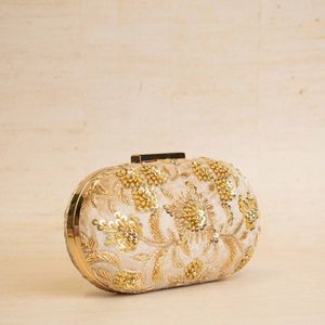 กระเป๋าคลัทช์ปักลายสำหรับงานปาร์ตี้ งานแต่งงาน ทำมือ ประดับคริสตัล เพชร พลอยเทียม สำหรับงานเลี้ยงอาหารค่ำ - Product Image 4
